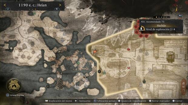 Nioh 3 - Misiones secundarias, Los recuerdos de la espada: ubicaci�n de la Dojikiri Yasutsuna