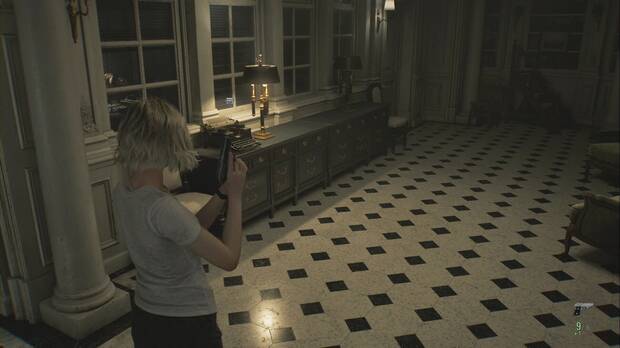 Resident Evil Requiem - Centro de pacientes (III), máquina de escribir en la Oficina del investigador jefe, en la primera planta del ala este