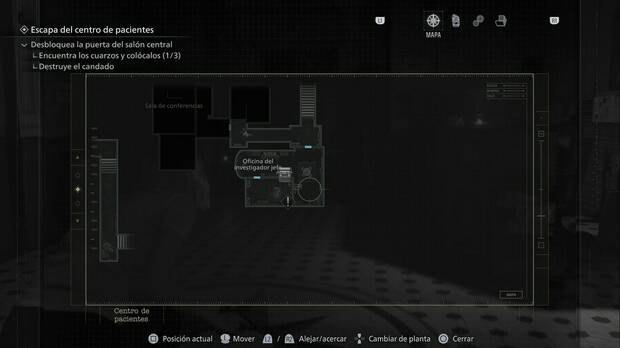 Resident Evil Requiem - Cerraduras simples y ganzúas en el Centro de pacientes, Ganzúa de la Oficina del investigador jefe