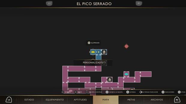 God of War Sons of Sparta - Localización en el mapa del cofre de suministros 56
