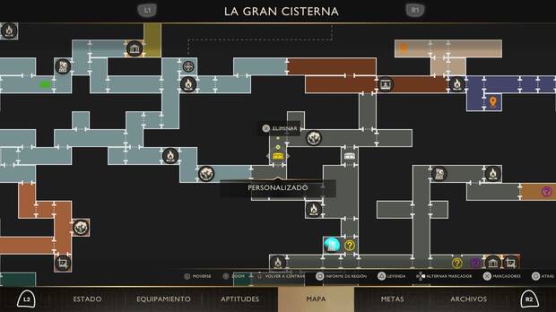 God of War Sons of Sparta - Localización en el mapa del cofre de suministros 25