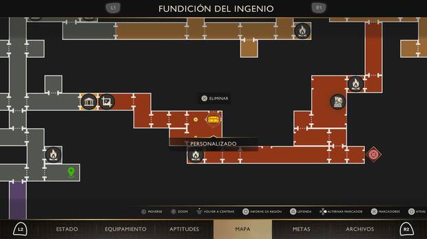 God of War Sons of Sparta - Localización en el mapa del cofre de suministros 61