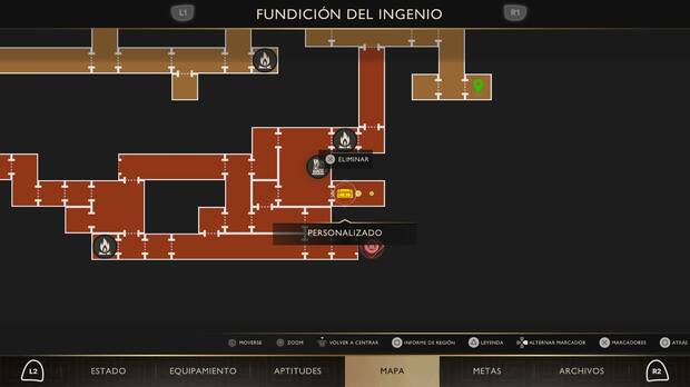God of War Sons of Sparta - Localización en el mapa de los cofres de suministros 64 y 65