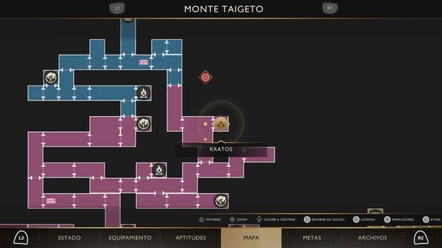 God of War Sons of Sparta - Localizaci�n en el mapa del objeto de valor 19