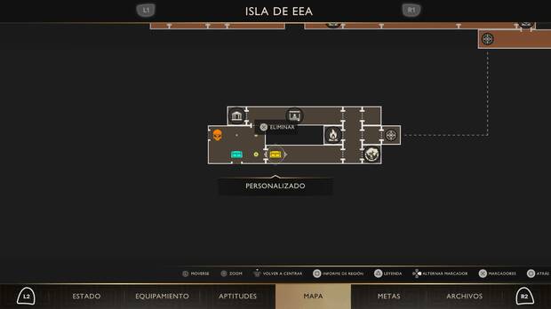 God of War Sons of Sparta - Localizaci�n en el mapa del almac�n de armas 17