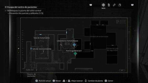 Resident Evil Requiem- Centro de pacientes (III), puerta de nivel de seguridad I en el Laboratorio hematológico