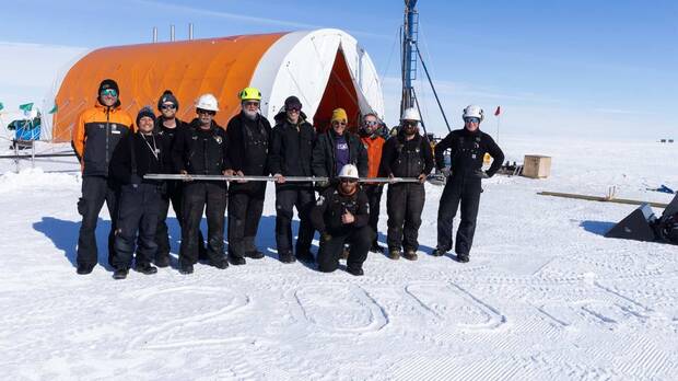 La Ant�rtida y el grupo de cient�ficos