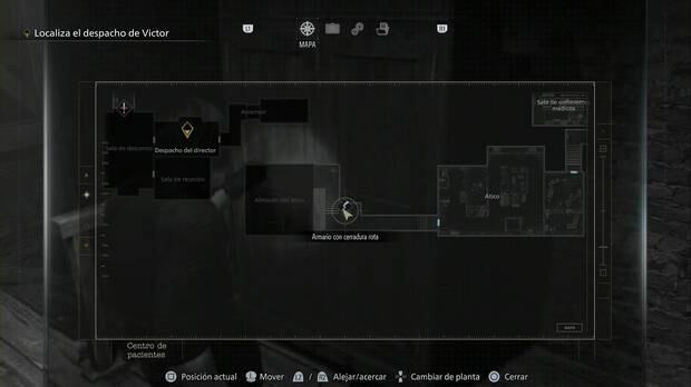 Resident Evil Requiem - Armarios con cerradura rota del Centro de pacientes, ubicaci�n del armario junto al Almac�n del �tico