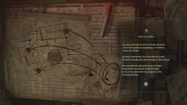 Resident Evil Requiem - Centro de pacientes (V), instrucciones para abrir las celdas de los t�neles