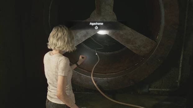 Resident Evil Requiem - Centro de pacientes (V), ventilador en el pasillo al suroeste del Tanque de procesamiento por donde se puede pasar agach�ndose