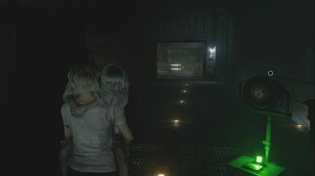 Resident Evil Requiem - Centro de pacientes (VII), Grace se dirige a la zona segura para dejar a Emily temporalmente