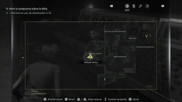 Resident Evil Requiem - Centro de pacientes (VII), ubicaci�n de la sala de control en la Planta potabilizadora
