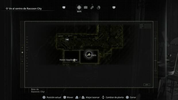 Resident Evil Requiem - Este de Raccoon City, ubicaci�n del Caf� Oasis donde hay un Mr. Raccoon