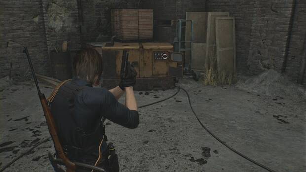 Resident Evil Requiem - Este de Raccoon City, generador del Campamento central, pasada la tienda de campa�a