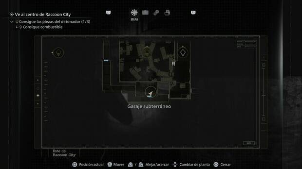 Resident Evil Requiem - Este de Raccoon City, ubicaci�n del Mr. Raccoon en el garaje subterr�neo, en la primera habitaci�n del pasillo