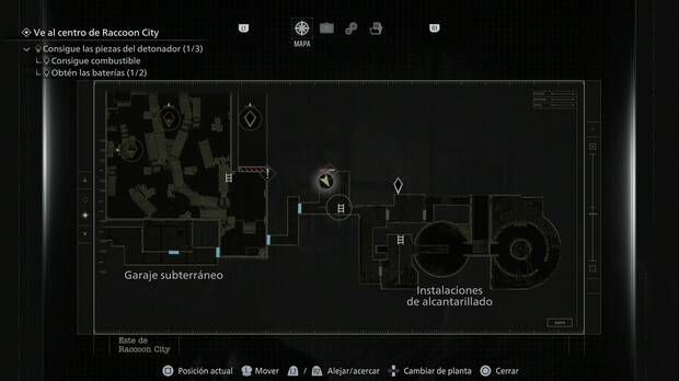 Resident Evil Requiem - Este de Raccoon City, zona al sudeste del Garaje subterr�neo que lleva a las Instalaciones de alcantarillado