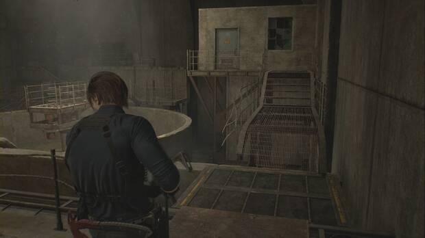 Resident Evil Requiem - Este de Raccoon City, despacho al final de la pasarela rota en las Instalaciones de alcantarillado