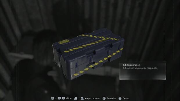 Resident Evil Requiem - Este de Raccoon City, kit de reparaci�n en el inventario de Leon