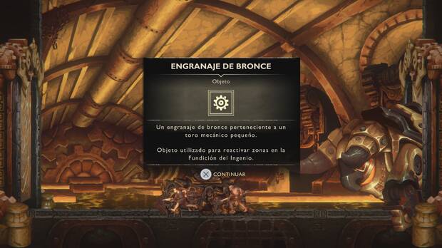 God of War Sons of Sparta - C�mo conseguir el engranaje de bronce para abrir la puerta de la Fundici�n del Ingenio