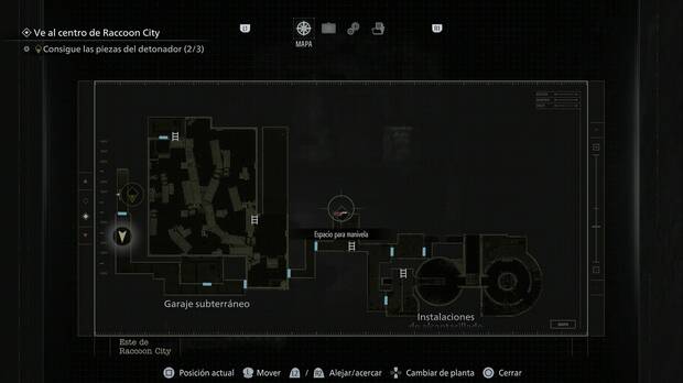 Resident Evil Requiem - Este de Raccoon City, ubicaci�n de la puerta cerrada con una manivela en la zona entre el Garaje subterr�neo y las Instalaciones de alcantarillado