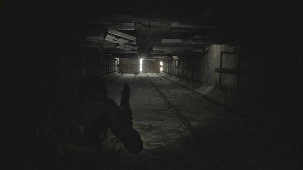 Resident Evil Requiem - Este de Raccoon City, cajas del ascensor en el hueco del ascensor de la Torre Willis