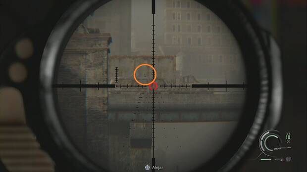 Resident Evil Requiem - Este de Raccoon City, Mr. Raccoon sobre el techo de un coche en la autopista sobre el campamento central