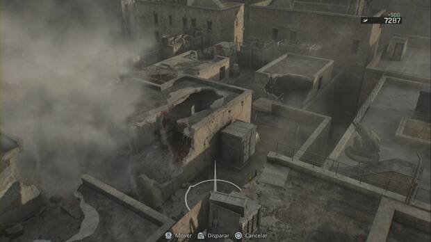 Resident Evil Requiem - Este de Raccoon City, Leon usa un mortero para despejar la azotea de los Apartamentos Cedarbrook