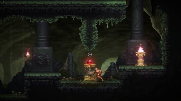 God of War Sons of Sparta - D�nde est� la esfera bermell�n de Oquedades de Piedra