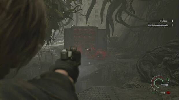 Resident Evil Requiem - Abismo, bidones explosivos en la base de la Planta 43