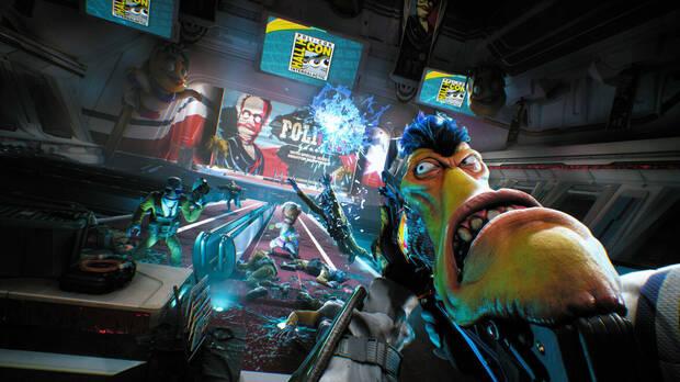 Hay detalles y gui�os a otros videojuegos por doquier. 