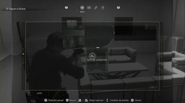 Resident Evil Requiem - ARK, ubicación de la Sala de visitantes pasada la Entrada de Ark