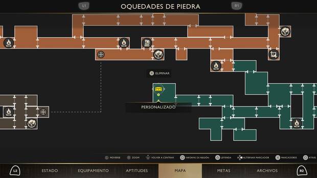 God of War Sons of Sparta - Localizaci�n en el mapa del almac�n de armas 08