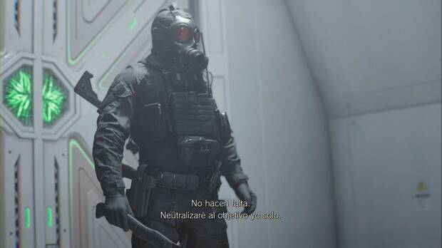 Resident Evil Requiem - ARK, el comandante de los guardias de élite hace frente a Leon