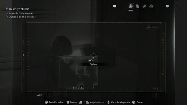 Resident Evil Requiem - Cajas fuertes, ubicaci�n de la caja fuerte de la Sala de esterilizaci�n, en la esquina nordeste de la sala