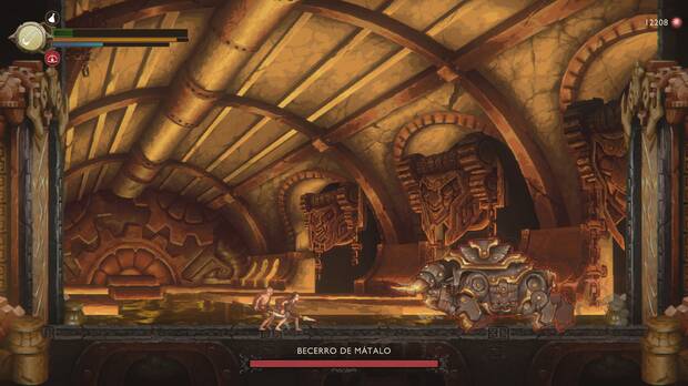 God of War Sons of Sparta - Cómo derrotar al jefe Becerro de Mátalo