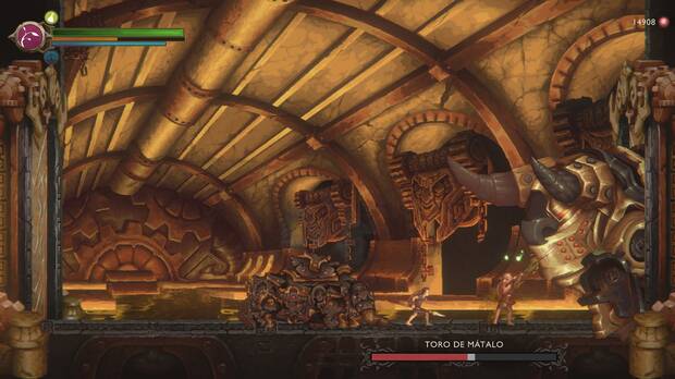 God of War Sons of Sparta - Mejor estrategia para derrotar al jefe Becerro y Toro de Mátalo