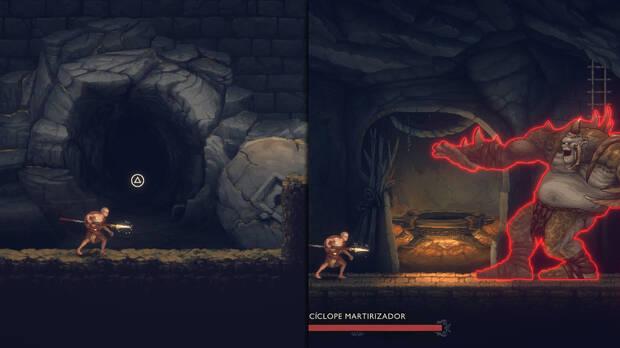 God of War Sons of Sparta - D�nde se encuentra el c�clope Martirizador en la misi�n Los fugitivos