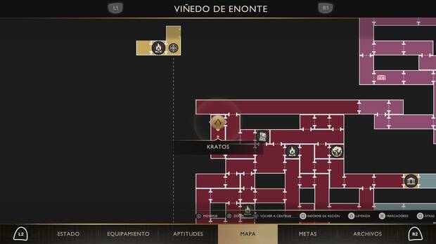 God of War Sons of Sparta - Localizaci�n en el mapa del objeto de valor 17