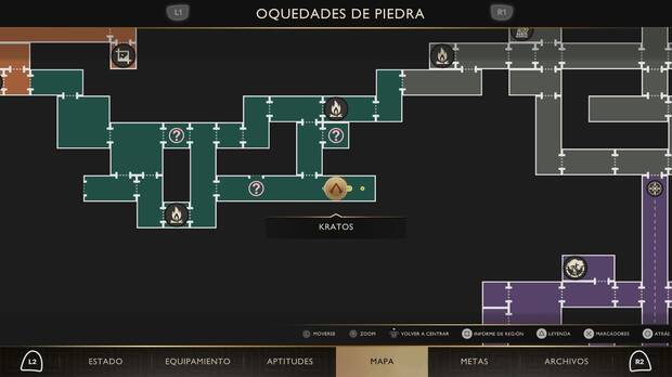 God of War Sons of Sparta - Localizaci�n en el mapa del objeto de valor 11