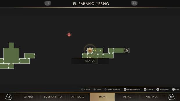 God of War Sons of Sparta - Localizaci�n en el mapa del objeto de valor 23