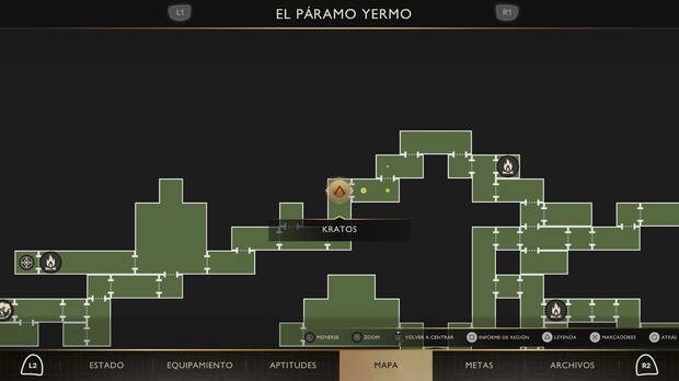 God of War Sons of Sparta - Localizaci�n en el mapa del objeto de valor 24