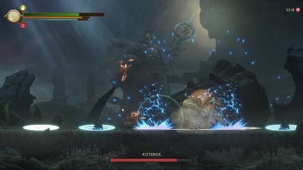 God of War Sons of Sparta - Consejos para derrotar al jefe Koteros