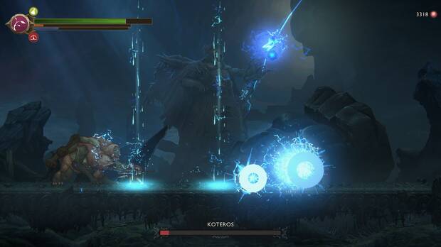 God of War Sons of Sparta - Mejor estrategia para derrotar al jefe Koteros