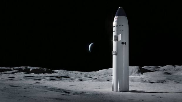 Elon Musk y SpaceX en la Luna