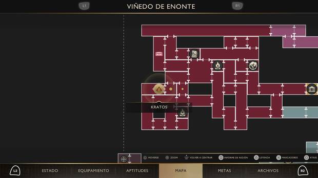 God of War Sons of Sparta - Localizaci�n en el mapa de la tradici�n 05