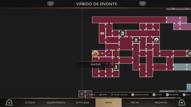 God of War Sons of Sparta - Localizaci�n en el mapa de la tradici�n 06