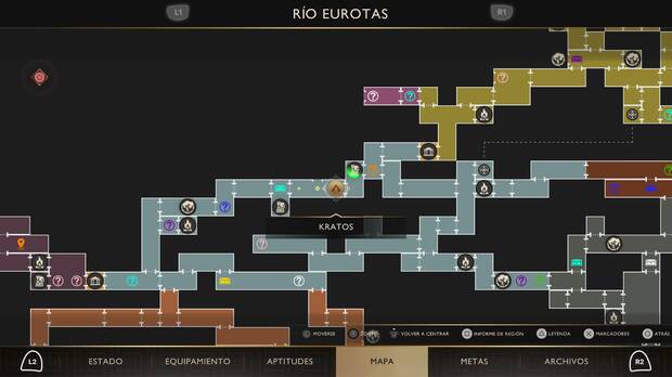 God of War Sons of Sparta - Localizaci�n en el mapa de la tradici�n 13