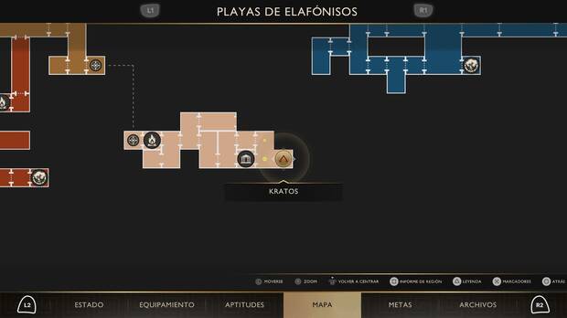 God of War Sons of Sparta - Localizaci�n en el mapa de la tradici�n 29
