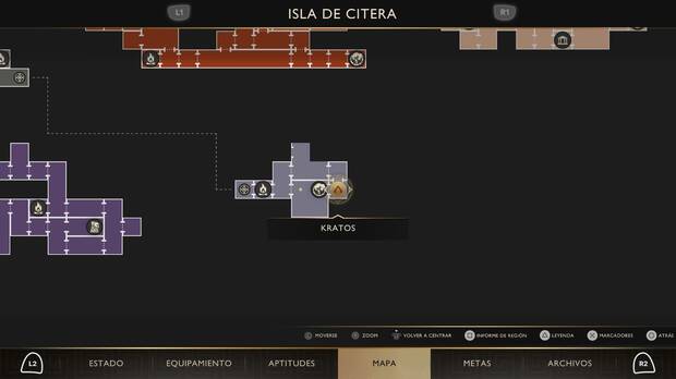 God of War Sons of Sparta - Localizaci�n en el mapa de la tradici�n 30