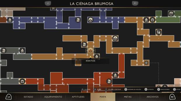 God of War Sons of Sparta - Localizaci�n en el mapa de la tradici�n 19